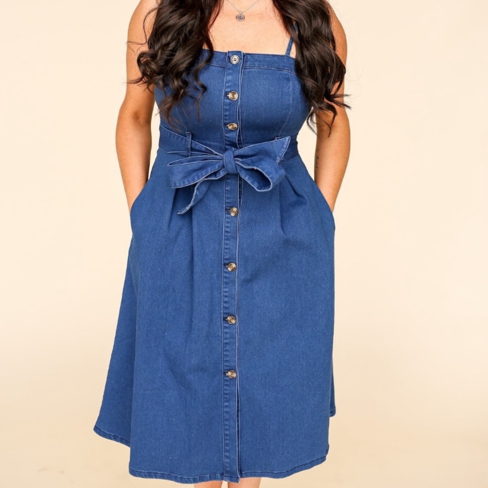 Denim Sundress - with Pockets!
